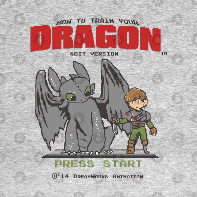 How To Train Your Dragon 8Bit Version by Akiwa